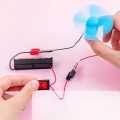 Electric Circuit Motor School Set 12 Pieces Electronic Science Project Kit for Kids Interesting Project for kids, dr Light Control Fan Circuit Science Diy Kit Educational (Big). 