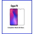 Oppo F9 Full Black 9D|5D|6D|10D|11D|21D Tempered Glass Screen Protector Full Glue Edge To Edge For Oppo F9. 
