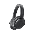 soundpeats space pro wireless bluetooth headphones with foldable design microphone support noise cancelling long battery life  ideal for smartphones and sports. 