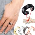 Unisex Magnetic Therapy Slimming Tail Ring Lymphatic Drainage Energy Wellness Ring Anti Snoring Device Sleep Aid Slim Jewelry. 