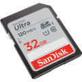 SanDisk 32GB 120MB/s Ultra UHS-I SDHC Memory Card. 