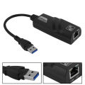 Latest Speedy Network Card USB 3.0 to 10/100/1000 Mbps Gigabit RJ45 Ethernet LAN Network Adapter For PC Mac（Support Windows10）. 
