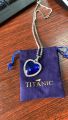 Titanic Heart Of The Ocean Necklaces For Women Romantic Pendant Necklace Wtih Velvet Bag Dropshipping. 