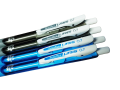 FLEXOFFICE, LARIS Low Viscosity Ballpoint Pens, Smooth Ink Pens, 0.7mm (Pack of 4's). 