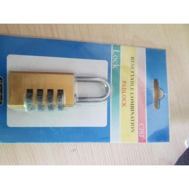 resistable combination padlock