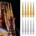 Fingertip Claw Rings Nails Decoration Chinese Finger Claws Belly Dance Finger Nails Full Finger Rings False Long Nails. 