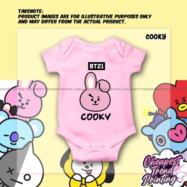 BT21 KPOP CUSTOM BABY ONESIE