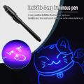 01 Peice of Luminous Light Invisible Ink Pen Highlighter Pen Drawing Learning Magic Pen for Kids Party Favors Ideas Gifts Novelty Toy. 