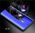 Casinglee For Galaxy A20S Phone Case Smart View Cosmetic Mirror Cases Back Flip Cover for Samsung Galaxy A20S Back Cover. 