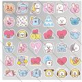 KPOP BTS sticker bt21 stickers bangtan boys bts uncut stickers ( but 4 get 1 free). 