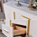 Versatile Wooden Chester Drawer Sideboard - Wood Storage Cabinet, Dresser, and Equalist Sideboard for Stylish Home Organization. 