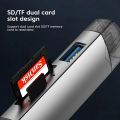 6 in 1 USB 3.0 Multi Card Reader Type C Micro Usb to U Disk TF SD Memory Card Reading Adapter Flash Drive Phone Laptop Accessory. 