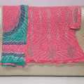 chunri Mukesh Suits FABRIC Soft Bamber Chiffon 2 pieces Shirt And Dupatta. 