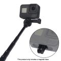 Metal Finger Tripod Mount Adapter Dual Port 1/4 Thread Hole Folding Base for GoPro 10/9/8/Max Sports Cameras Accessories. 
