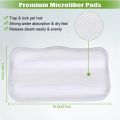 4 Pack Steam Mop Pads for Shark S3101 S3202 Washable Hard Floors. 