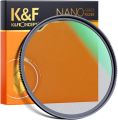 K&F Concept 77mm Black Diffusion Filter 1/4 Mist Soft Glow Diffuser Lens Filters (Nano-X Series). 