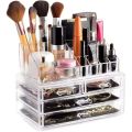 Acrylic Transparent Drawers Makeup Organizer Lipstick Holder Dust-Proof Cosmetic Storage Box 6 Drawer Desk Organizer Storage. 