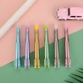 1pc Creative Luminous Rocket Missile Shaped Neutral Pen With Lamp Signature Pen For Student Writing Stationery. 