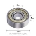 608ZZ | 608RS | 608 2RS Radial Bearing - High-Speed Precision Bearings for Skateboards, 3D Printers & DIY Projects in Pakistan. 