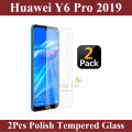 2Pcs Huawei Y6 Pro 2019 Tempered Glass Screen Protector Premium High Quality Polish Glass For Huawei Y6 Pro 2019. 
