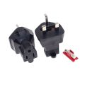 Singapore Malaysia Travel Power Plug Adapter With Fuse Convert US NEMA 5-15R To UK BS-1363 AC Industrial Plug Converter 13A 250V. 