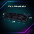 HP K300 Backlit Membrane Wired Gaming Keyboard with Mixed Color Lighting, 4 LED Indicators, Matte Finish Double Injection Key Caps and Windows Lock Key. 