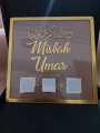 customized nikah acrylic Plate without box. 