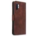For Samsung Galaxy Note 10 plus 5G Wallet Case Magnetic Book Flip Cover with Removable Credit Card Holder. 