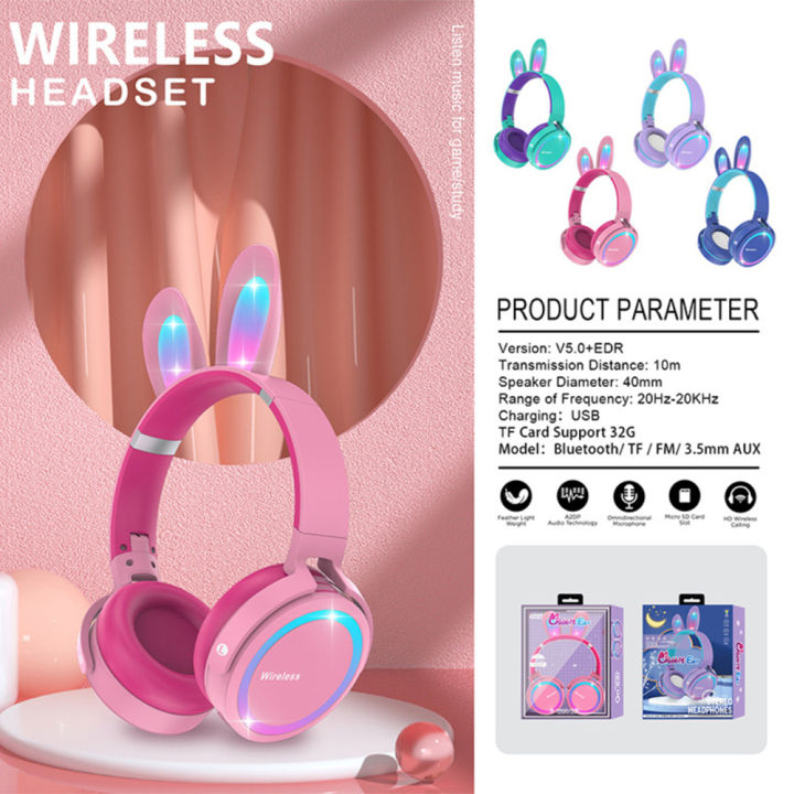 %E3%80%90Fast%20delivery%E3%80%91%202022%20New%20Wireless%20Earphones%20RGB%20Rabbit%20Ears%20Headset%20with%20Mic%20Cute%20Girls%20Music%20Bluetooth%20Headphones%20For%20Children's%20Gamer%20Headset%20-%20Image%206
