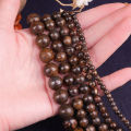 Natural Stone Grey Marble Beads Round Beads For Jewelry Making DIY Couple Bracelet Necklace. 