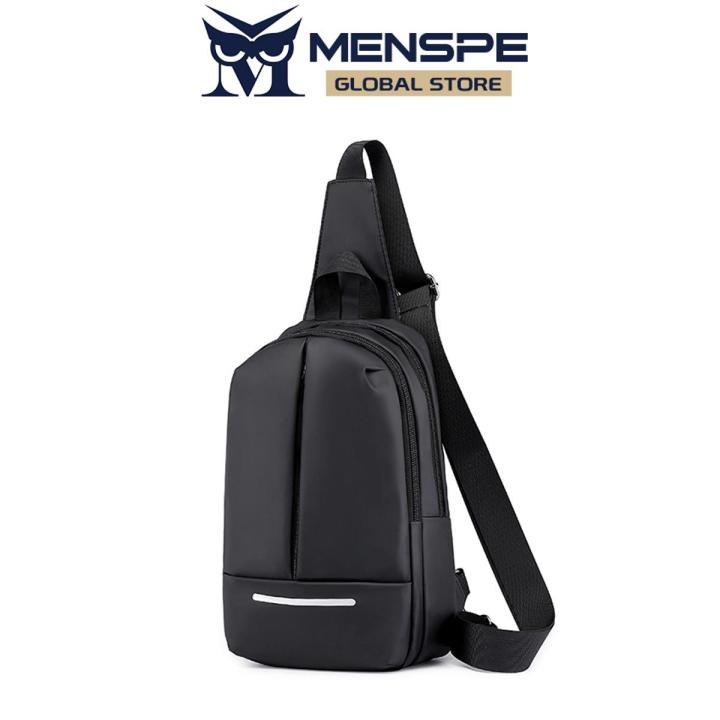 MENSPE Men's Chest Bag Cross Body Bag Pouch Bag Travel Shoulder Bag Casual Men Chest Bag Men Fashion Shoulder Bag Waterproof Casual Sport Street Bag