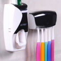 Toothpaste Dispenser Toothbrush Holder - White Multi-Functional Wall Mounted Toothpaste Squeezer Set of Brush Holder and Tooth paste Dispenser Wall Mounted Plastic Toothpaste Dispenser Tooth Paste with Tooth Brush Holder Best Quality Al Urus. 