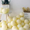 90 pcs 10 inch Cream Pastel balloons Macaron Balloon for use Birthday Baby shower wedding latex cream balloon off white balloon. 
