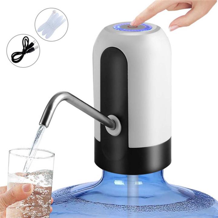 portable wireless electric water bottle pump, USB battery operated automatic water dispenser pump
