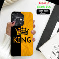 Tecno Spark 10C Soft Phone Case Stylish Design for Boys. 