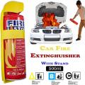 Portable Home - Car Fire Kill Stop Extinguisher Foam Spray 6 years long Expiry with Hanging Back Cover Stand - Aluminum Body Safety First For LTV HTV Bike Car Cycle Motorcycle Van Chingchi Rikshaw -Retardant Fluid 500ML. 