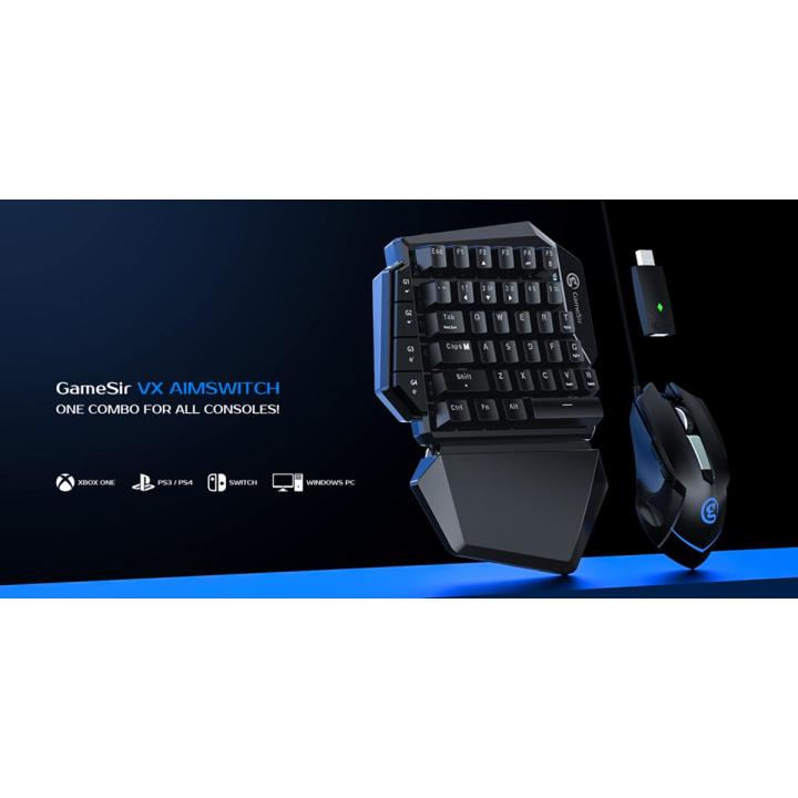 Gaming Keyboard and Mouse GameSir VX AimSwitch | Wireless Bluetooth 3 In 1 Keyboard And Mouse for Xbox Series X / Xbox Series S / Xbox One / PS4 / Nintendo Switch / PC PUBG