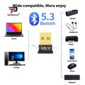 Mini Bluetooth USB Dongle 5.3 Plug Play Wireless Bluetooth Adapter PC Laptop Desktop High-Speed Data Transfer Stable Connectivity Compact Portable Design Headphones Speakers Mouse Keyboard Game Controller Bluetooth Adapter Receiver. 