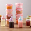 4PCS Mini BBQ Squeeze Bottle Sauce Bottles Ketchup Mustard Condiment Dispenser Mystic. 