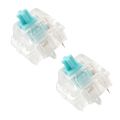 5 Pins Blue Axis Zealios Zilent V2 Switches For Mechanical Keyboard Tactile Axis 62G 65G 67G 78G Durable 2Pcs. 