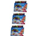 Super Sonic 12 Color Pencil Half Art# 2-12 (3 Pcs). 