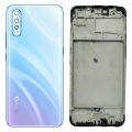 Vivo S1 Middle Frame Housing with Power and Volume Buttons and Camera Lens for Complete Body Casing Replacement For S1 - Blue. 