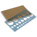 Circular Hole Ruler 27 Holes Elementary School Drawing Ruler Draw A Circular Ruler 20cm Ruler Student School Office Ruler. 