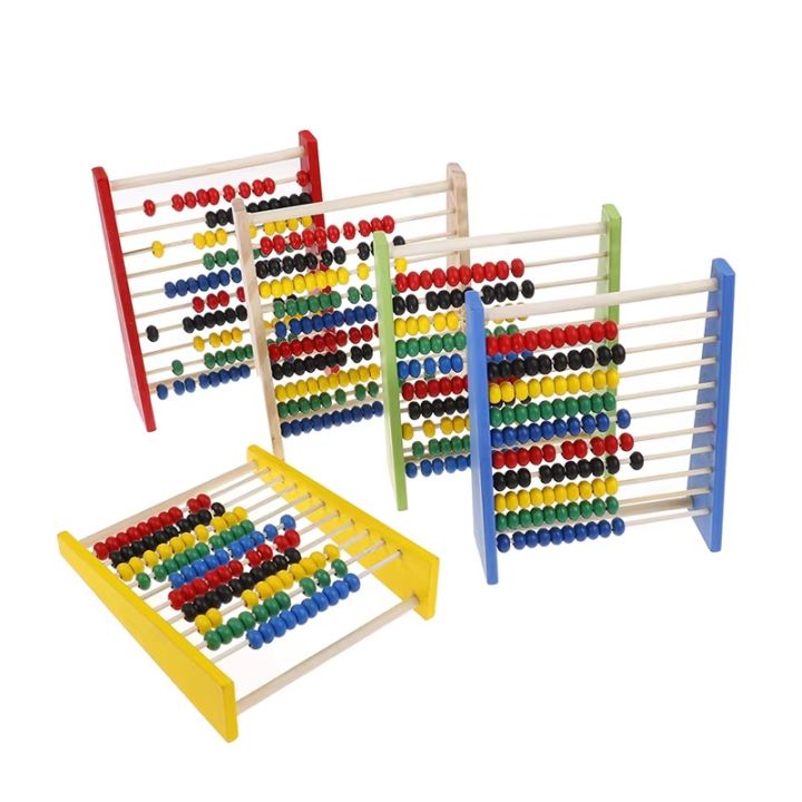 Montessori Wooden Abacus Counter Toy - Educational Math Toys for Kids ...