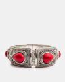 Silver Plated Traditional Coloured Bangle. 