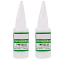 Liquid Silicone TPE Glue, Clear, 20Ml 2 Count. 