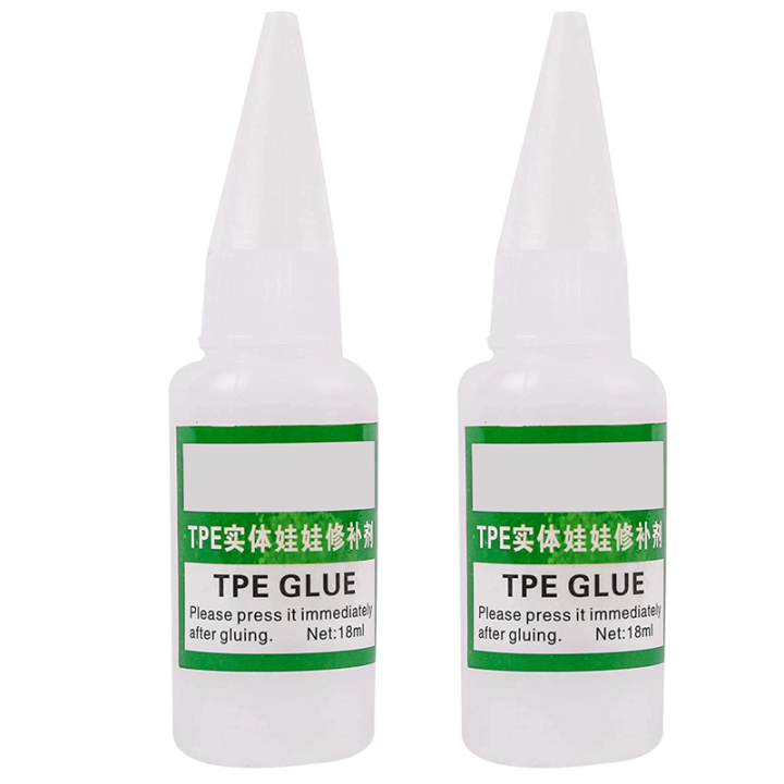 Liquid Silicone TPE Glue, Clear, 20Ml 2 Count