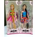Pack of 2 Barbie Dolls With Long Hair. 