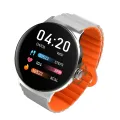 Faster Nerv 4 Pro Smart Watch 3-in-1 metallic Silicon Strap and locket 1.43-Inch AMOLED Display Smartwatch with 7-10 Days Battery, Stylish Zinc Alloy Chain Locket, Smart Watch for Men and Women, Golden. 