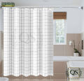 Shower Curtain Set with 12 Hooks Included - Bathroom Curtain, Bath, Waterproof & Washable QS Bedding. 